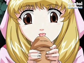 Lovely anime babe and huge cock