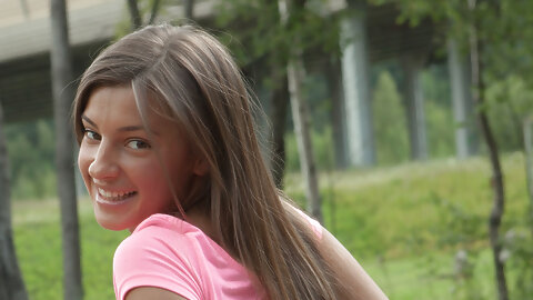 Stunning teen Melena A gets rid of her...