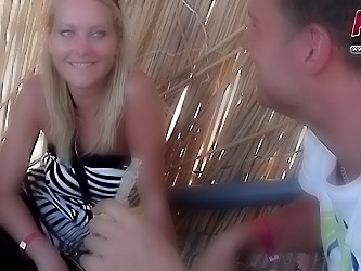 Two hotties with a dildo