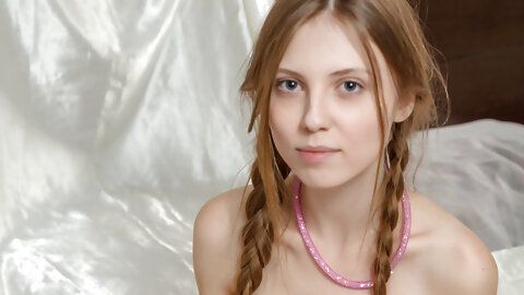 Charming teen Catalina strikes great poses...